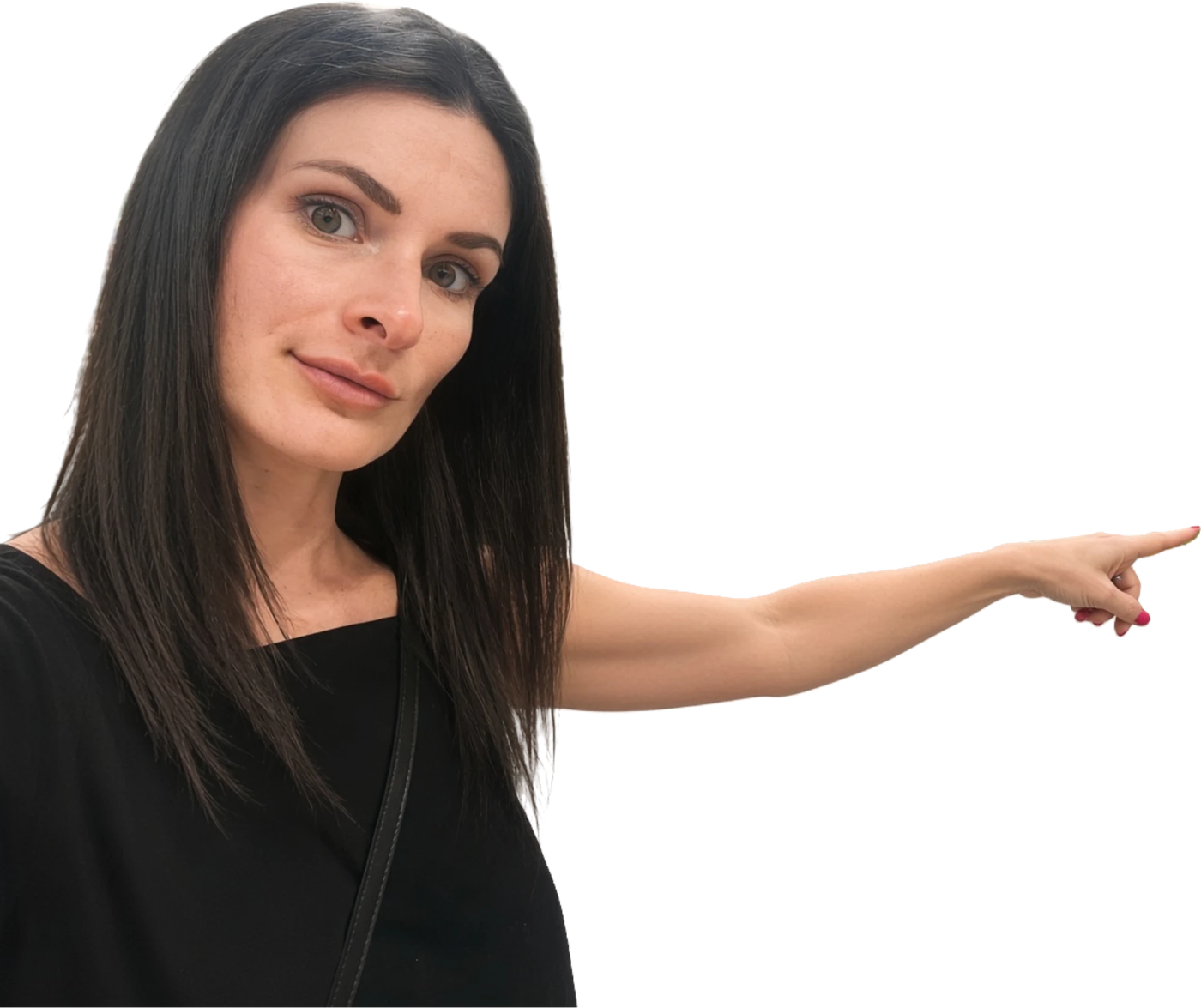 Jennifer Jenkins pointing